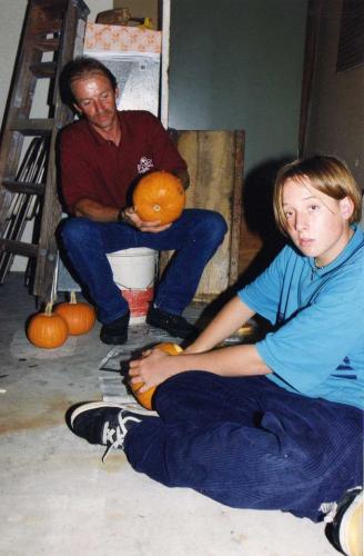 Carving Pumpkins 1999